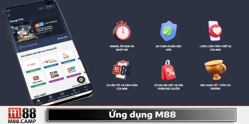 𝐌𝟖𝟖 29 Ứng dụng M88 tương thích mọi nền tảng
